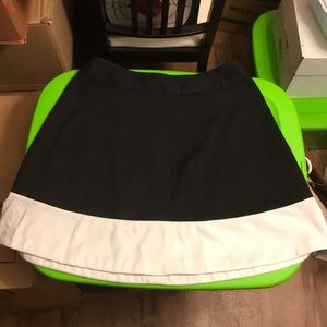 Black and white Flare Circle Skirt